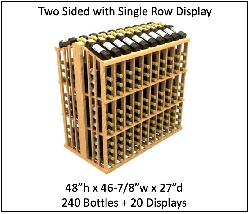 Wood Merchandiser Kedco Wine Storage Systems