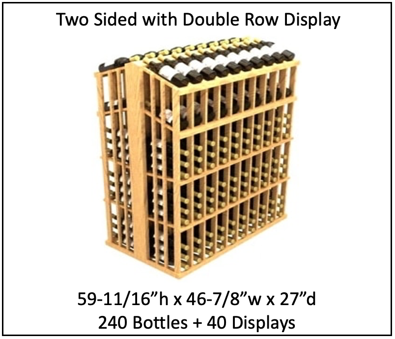 Wood Merchandiser Kedco Wine Storage Systems